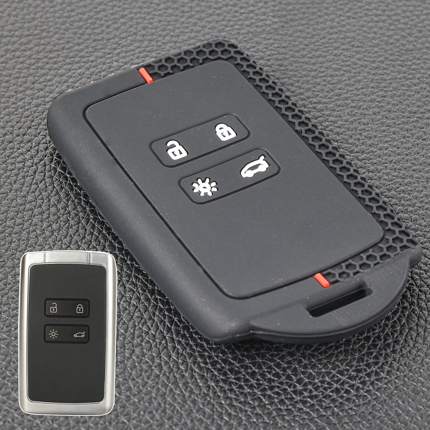 ya 5 8.7 Silicone Key Fob Cover Case for Renault Captur Zoe Espace for Dacia Logan Koleos