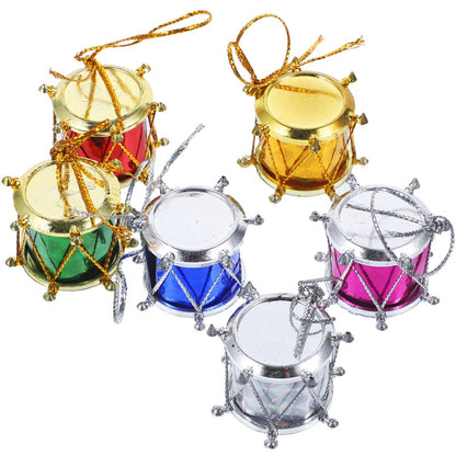 ya 25 12 Pcs S re Drum Pendant Decorations Or ments Tree
