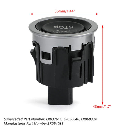 ya 1 8.12 baidi Start Stop Engine Button Push Button Switch Cover LR094038 Fit for Land Rover SPORT