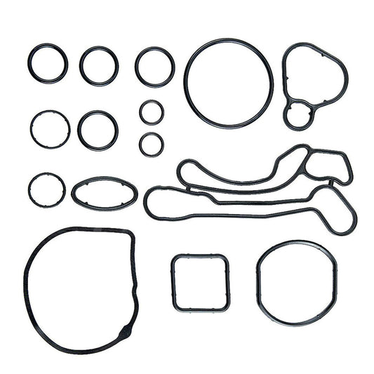 ya 5 6.15 15Pcs Oil Cooler Gasket Set Seals Repair Fit for Chevy for Cruze Aveo 1.6L 1.8L 55353321