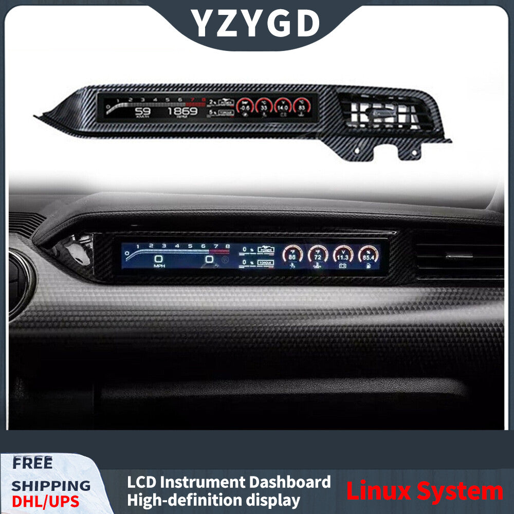 ya 2 6.29 for Ford for Mustang 2015-2023 for Co -pilot LCD Digital Cluster Instrument Speedometer