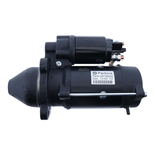 ya 7 6.10.3 12V 10T Starter Motor 2873K632 compatible with Perkins 1004 1006 1103 1104Engine