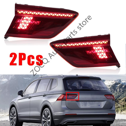 ya 2 6.26 1Pair for VW for Tiguan 2017-2021 Inner Rear TailLight Turn Signal Light Brake Light