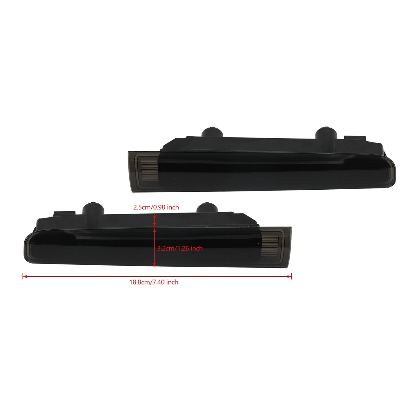 ya 1 8.5.2 2X Door LED High Level Third Brake Light for VW T5 T6 Transporter Barn 2003+ D1