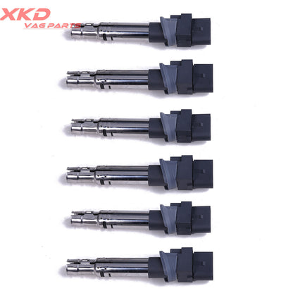 ya 5 8.7 6Pcs Ignition Coils Set for Audi A3 TT for VW for Golf R32 Touareg Eos T5 3.2L