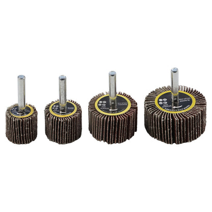 ya 14 Pision Grinding Set of 4 Sanding Flap Disc Wheels 80 Grit Rotary Tool