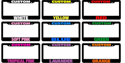 ya 1 8.12 baidi 1 Piece Car License Plate Frame Cover Cap Cap Rear Boot Black American Flag for 