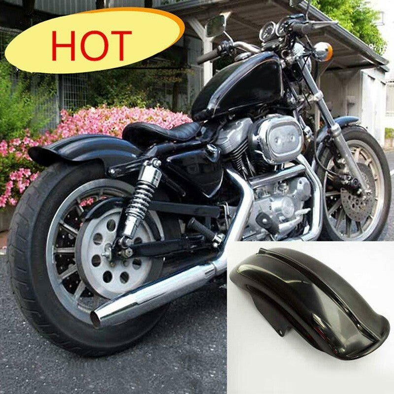 ya 7 6.10.2 Black Motorcycle Rear Fenders Mudguard For Chopper