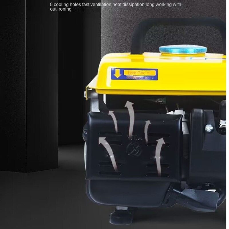 ya 26 Small Noise Gasoline Generator Portable Household Gasoline Generator 220V 650W