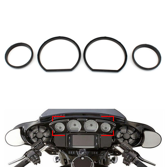 ya 2 6.29 Fit for Harley Touring Electra Street Glide 14-23 Instrument Board Gauge Bezel Kit
