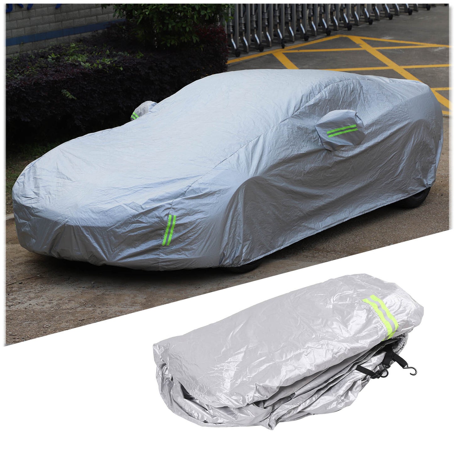 ya 5 8.7 Full car protective cover sunproof waterproof foldable rain and snowproof suitable for Corvette C7 14-19