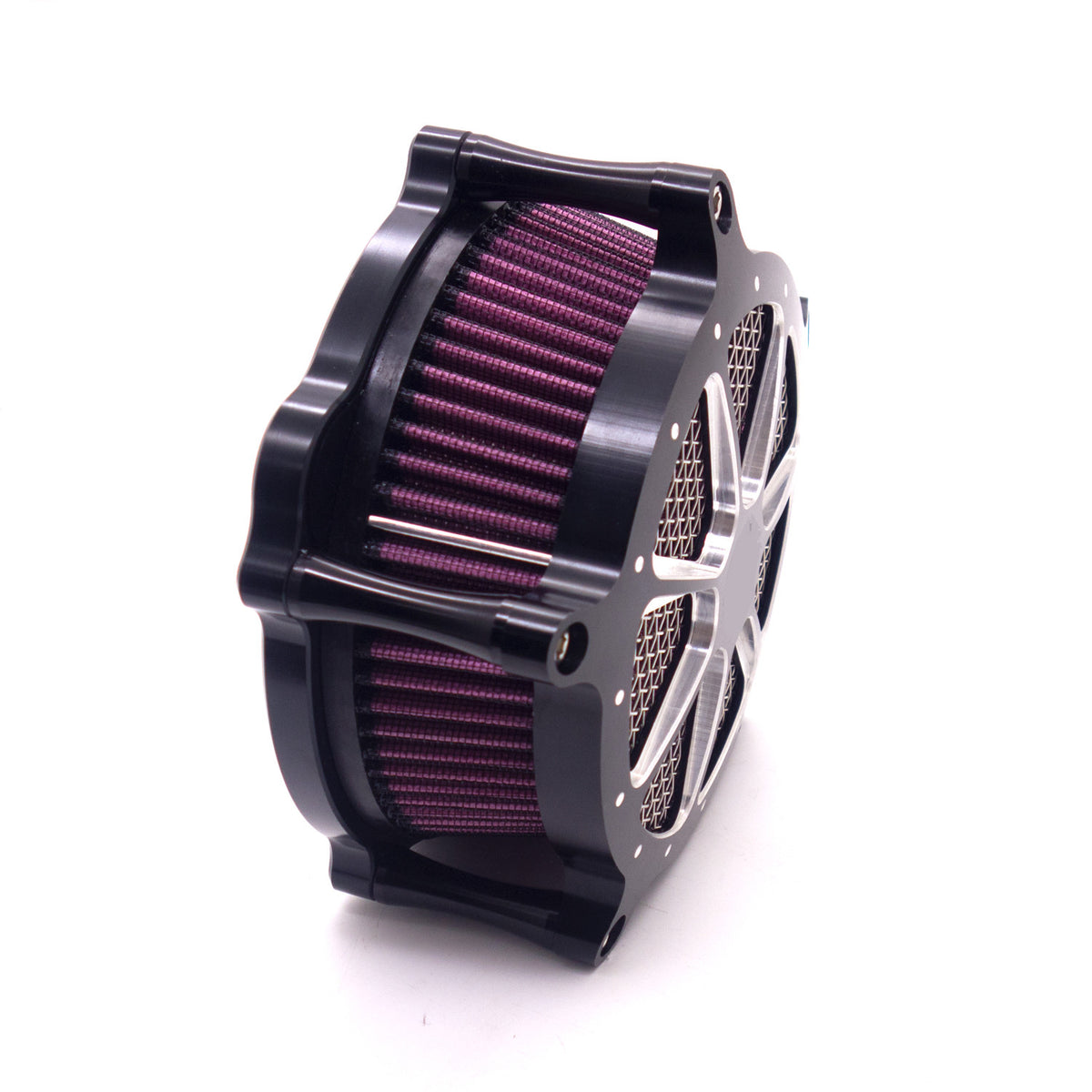 ya 5 8.7 Black CNC Air Cleaner Intake Filter System for Harley Softail Touring 2014-2015