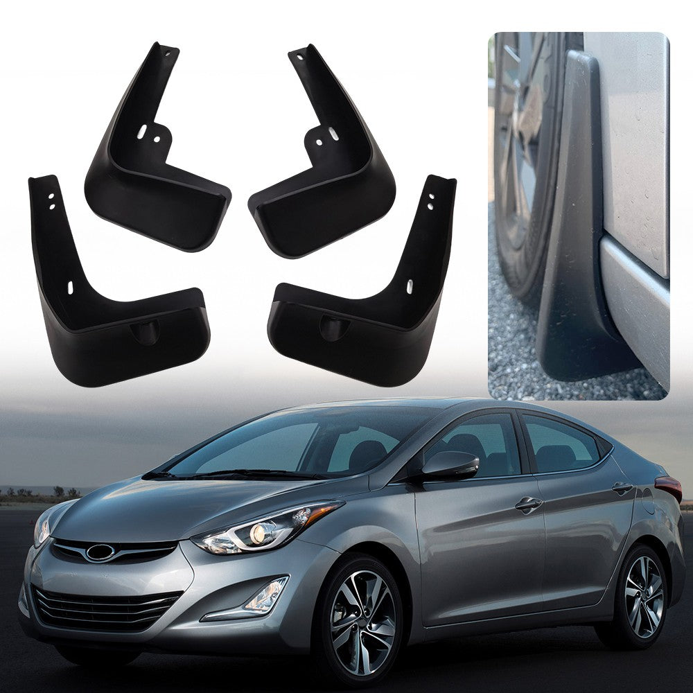 ya 7 6.10.2 4PCS for for Hyundai for Elantra Sedan 2011-2016 Mudguard Mud Flaps Splash Guards Fender