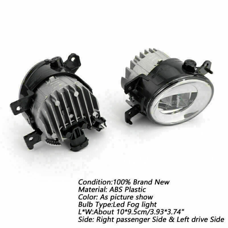 ya 1 8.5.3 LED Fog Light Kit For 14-18 Q50 15-17 QX60 QX80 2015 Q70/Q70L/Q70 LH&RH SG