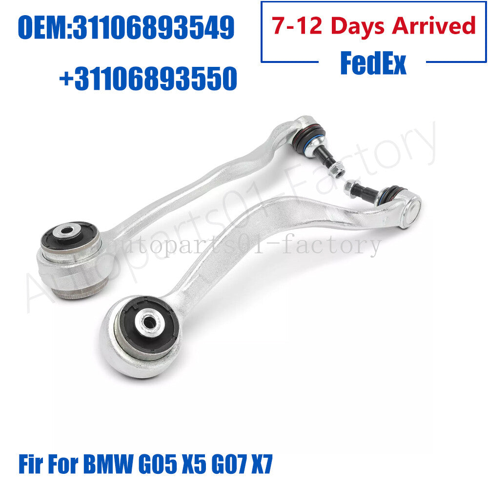 ya 2 6.29 Front Left & Right Forward Lower Control Arm Fit for BMW G05 X5 G07 X7