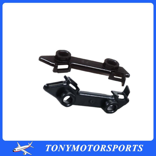 ya 27 6.18 2pcs Front Bumper Insert Bracket Support Black for BMW 2 Series F22/F23 2013+