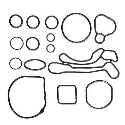 ya 5 8.7 15Pcs Oil Cooler Gasket Set Seals Repair Fit for Chevy for Cruze Aveo 1.6L 1.8L 55353321
