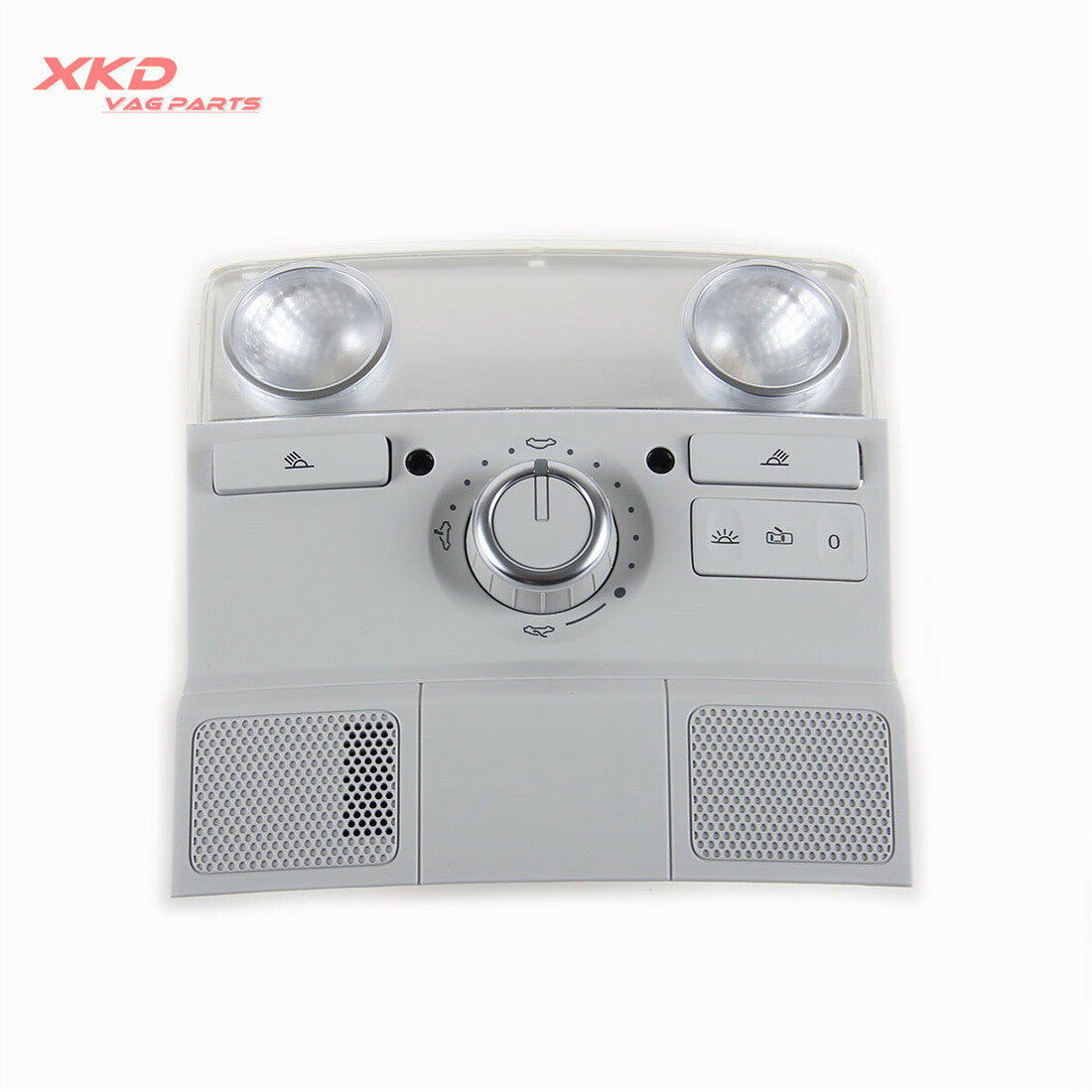 ya 1 6.30 Gray Rear Interior Roof Reading Light Knob Chrome Fit for VW for Golf for JETTA for Passat