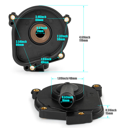 ya 9 6.4 Crank ventilation valve engine oil separator cover rear cam plug for Mercedes-benz