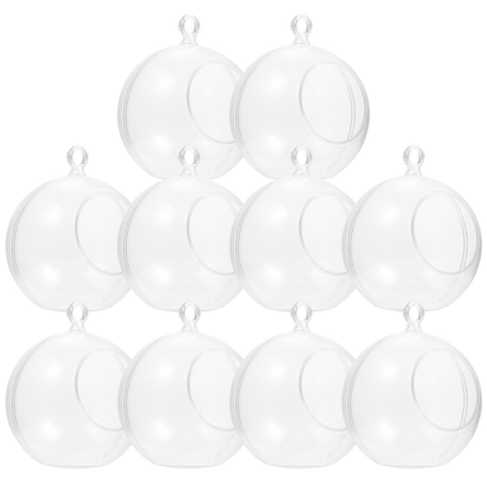 ya 25 10 Pcs Clear Fillable Or ment Balls Or ments Empty Transparent