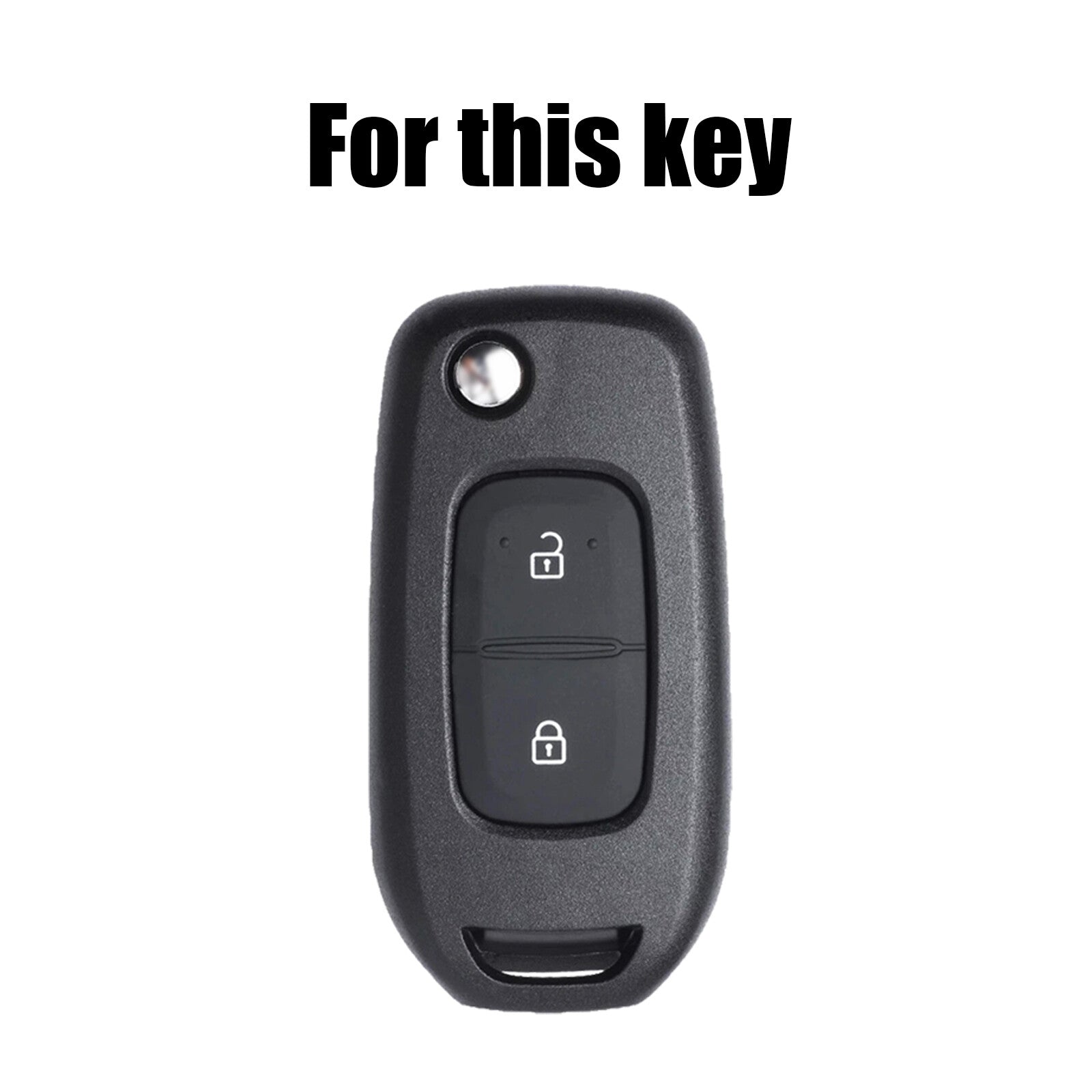 ya 5 8.7 Key Ring Cover Shell Fob Case Protector 2 Button for Renault for Dacia Kwid Sandero