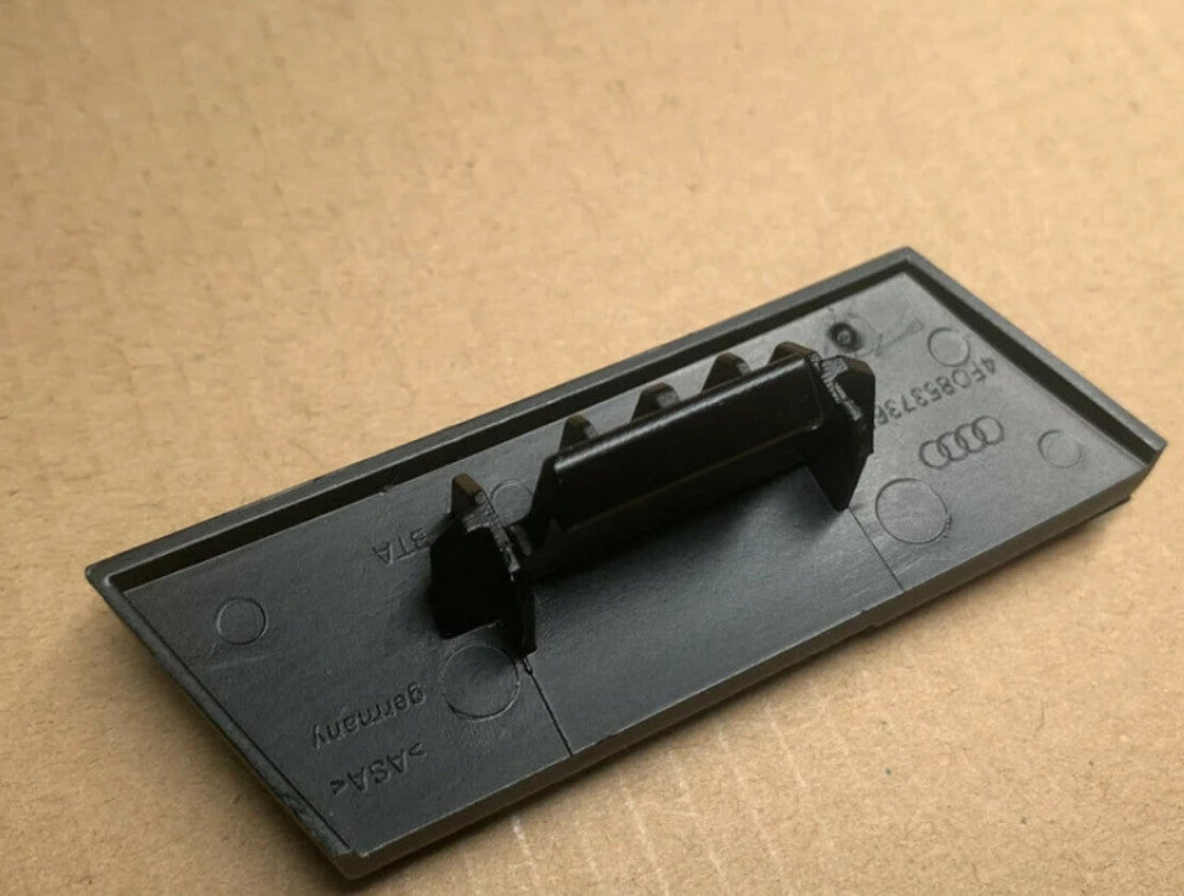 ya 1 8.5.2 Car License Plate Frame Cover Hood Rear Boot Blank Matte Black for Genesis 