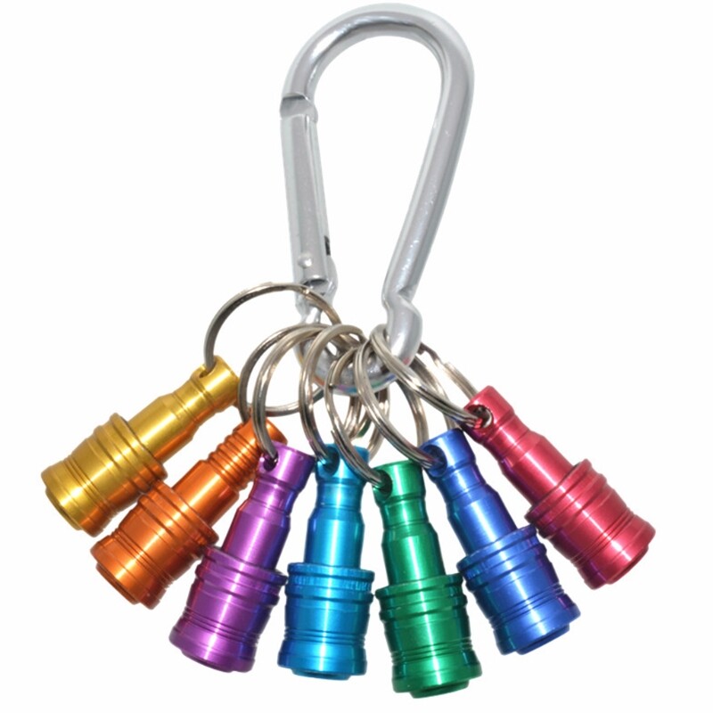 ya 26 Shank Screwdriver Bits Holder Extension Bar Keychain 1/4in
