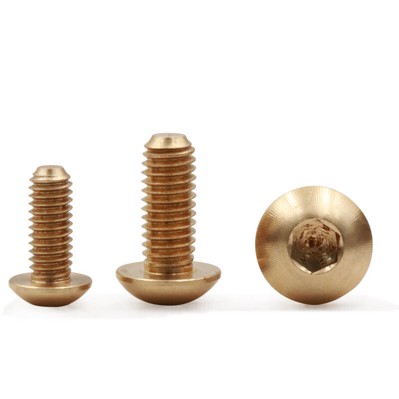 M3 M4 M5 M6 M8 Brass Allen Hex Socket Button Head Screws Hexagon Bolts