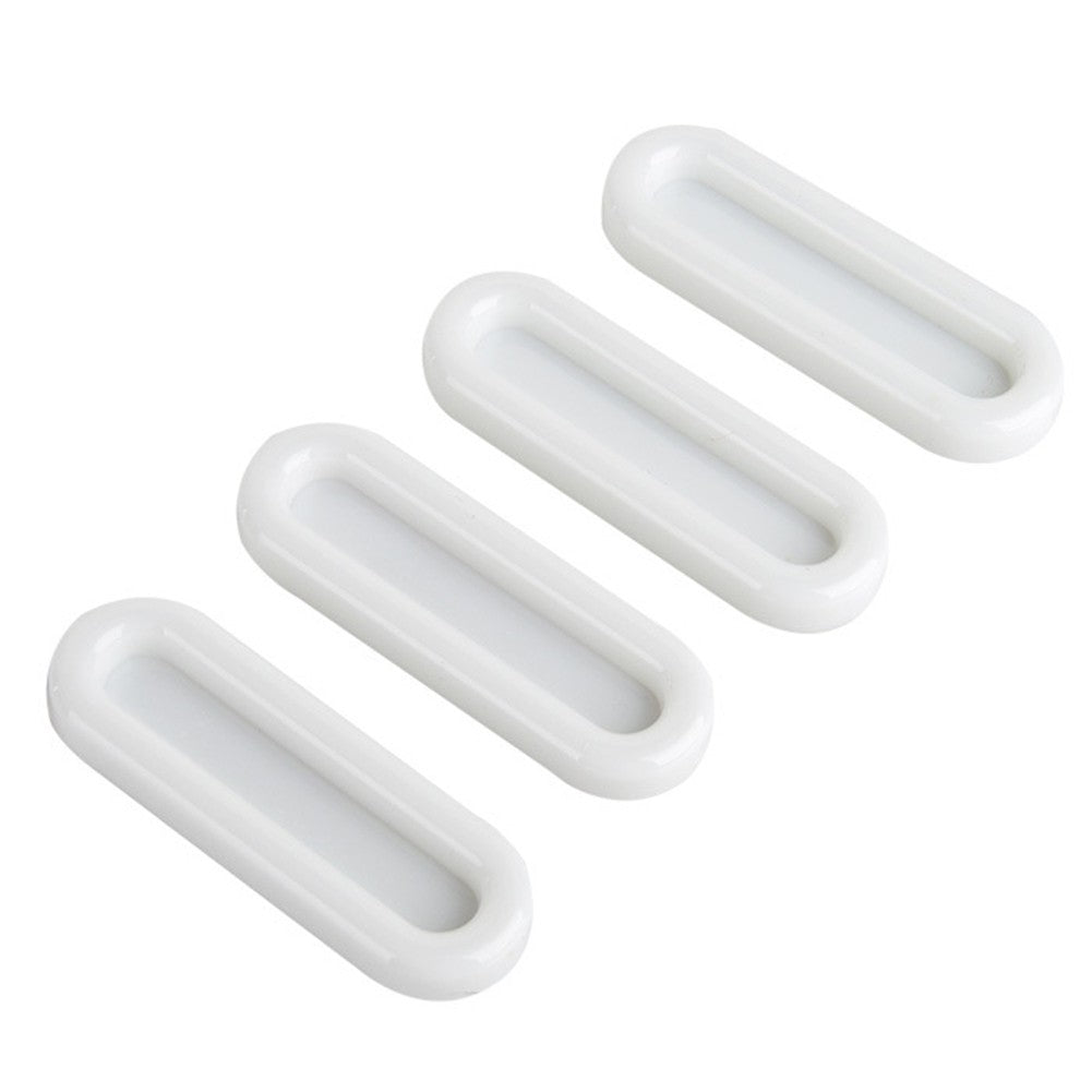 ya 28 2Pair Plastic Self-Adhesive Door Handle Cabinet Wardrobe Glass Drawer Handles
