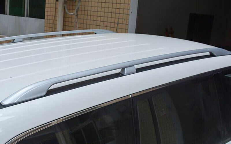 ya 5 8.7 for Nissan Armada Patrol 17-20 Cargo Rack Cross Bars Top Roof Silver Aluminum 2X