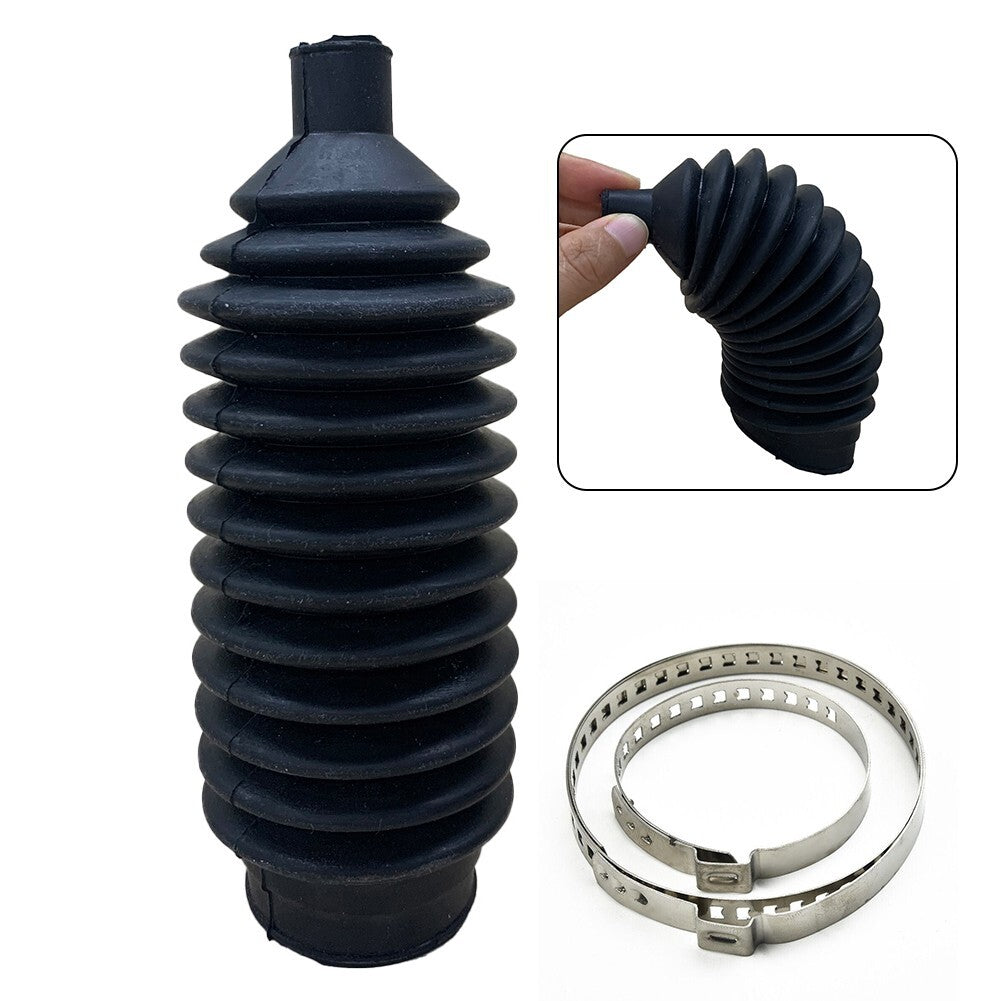 ya 3 6.25.3 Black silicone power steering gear and small gear corrugated pipe with clamp