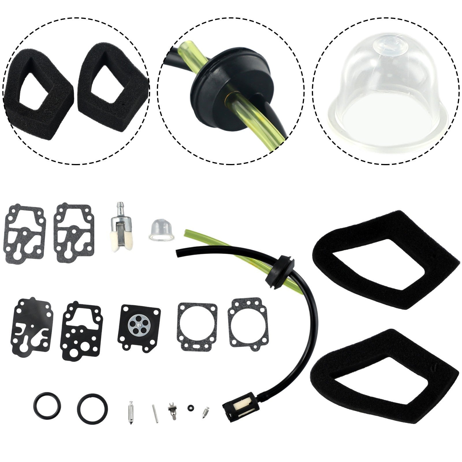 ya 14 HHB25 Carburetor Repair Kit HHH25 K20-WY Tool Replacement Spare Convenient