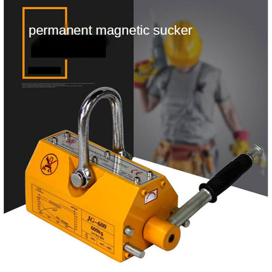 New 600KG Steel Magnetic Lifter Heavy Duty Crane Hoist Lifting Magnet