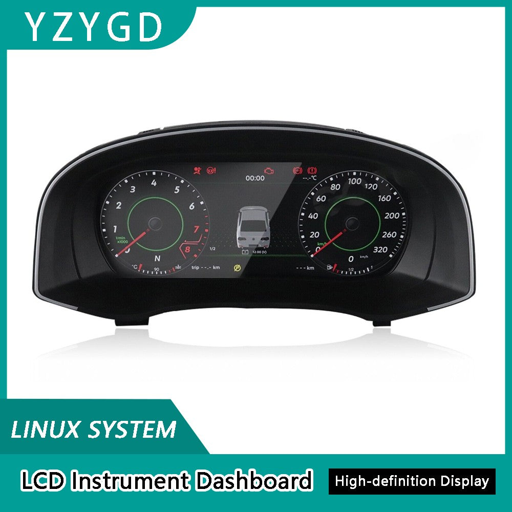 ya 2 6.29 for Volkswagen for Passat 2011-2015 Speedometer Digital LCD Instrument Cluster SWC