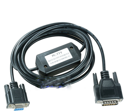 PC-TTY 6ES5734-1BD20 DB9 To DB15 PLC Cable for Siemens SIMATIC S5 PLC 1pcs New