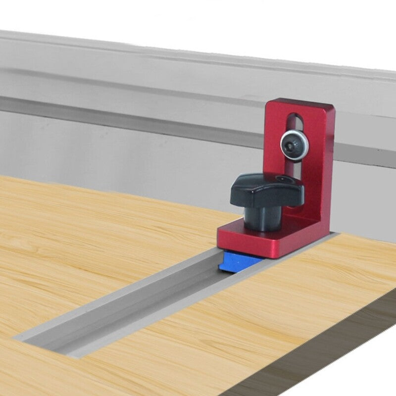 ya 26 Alu um Alloy Backing Connectors Miter Track Stop Woodworking Guide Tool