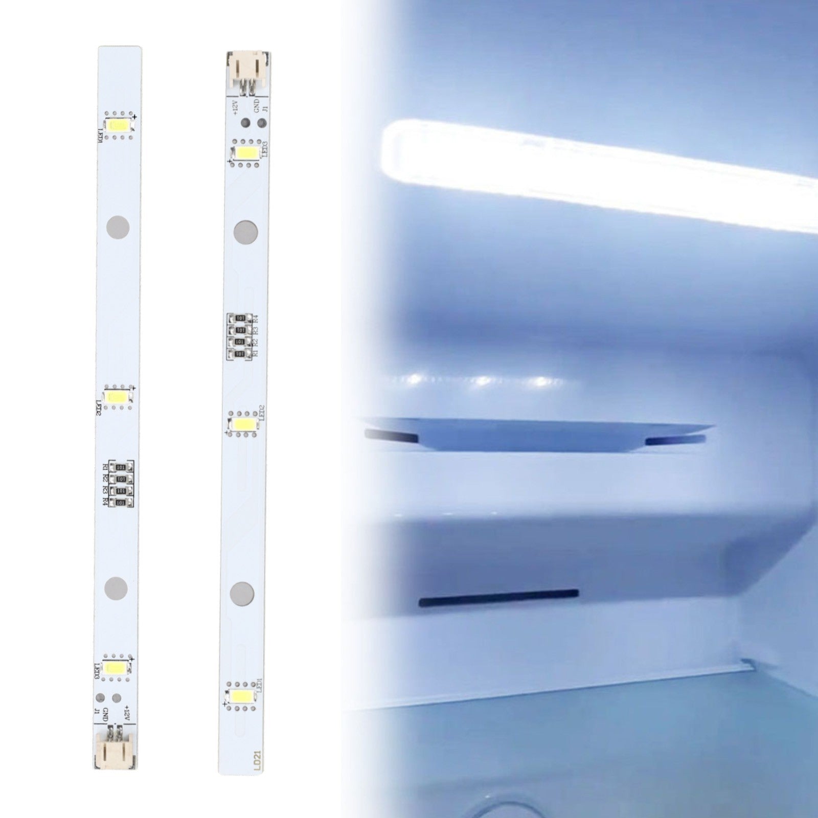 ya 26 LED Strip Light 16 Cm Length 2pcs Plastic & Electronics Material 1 Cm Width