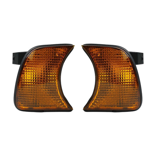 ya 3 6.25.3 for for BMW 5-Series E34 1989-1995 Corner Lights Turn Signals Light Without Bulbs