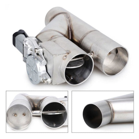 ya 5 6.16.2 2 Double Electric Dual Valve Y Pipe Kit Manual Control & Remote Switch