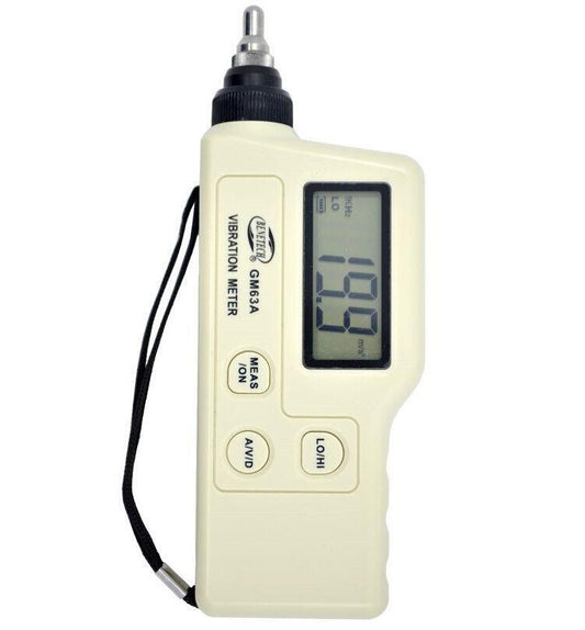 GM63A Handheld LED Digital Vibrometer Vibration Sensor Meter Tester Fault Tester