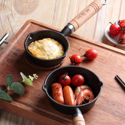 ya 16 Small 4.3 Cast Iron Melting Pot Sauce Pan For Heating Milk Oil Chocolate