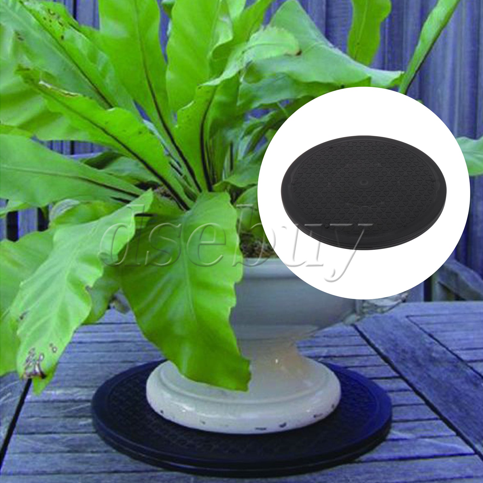 ya 25 Rotation Stand 360 De 12 Diameter Black for Rotating Display Turntable