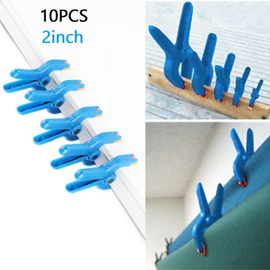 ya 14 Hot sale Practical Spring Clamps 10pcs Cramps Heavy-duty Plastic Tools
