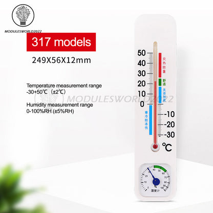 ya 14 High-Pision Indoor Household Pointer Temperature Hygrometer Wall Mounted