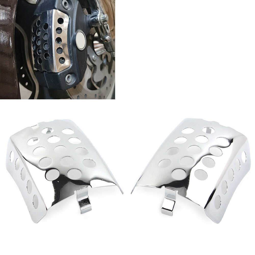 ya 5 8.7 Silver Caliper Screen Insert Guard Cover Fit for Harley CVO Road Electra Gl