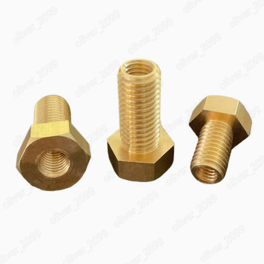 Brass Hexagon Head Bolts SHollow Thread Conversion M8/M10/M12/M14