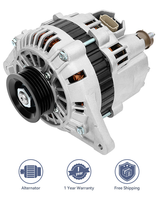 ya 27 7.2 For 2005 2006 2007 for Mitsubishi Lancer L4 Silver 105 Amp Alternator AMT0170 11170