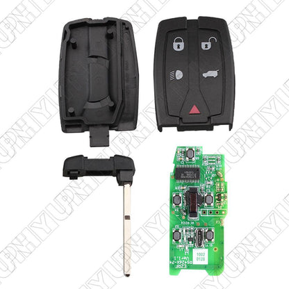 ya 5 8.7 5 Button Car Remote Key Fob 433MHZ Black for Land Rover Freelander 2 2007 - 2015