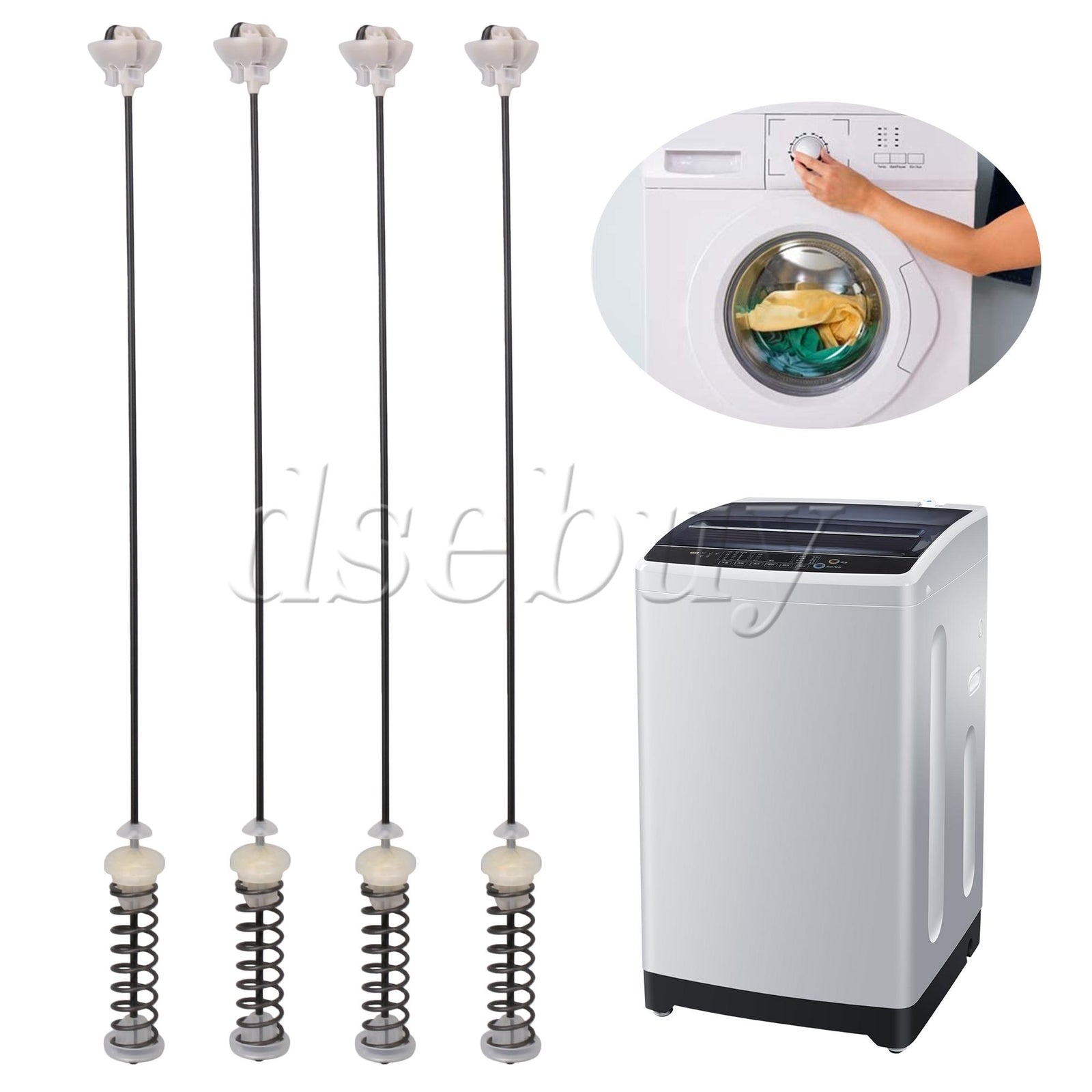 ya 26 4 Pcs Washing Machine Suspension Rod Kit W10780048 Replacement for 