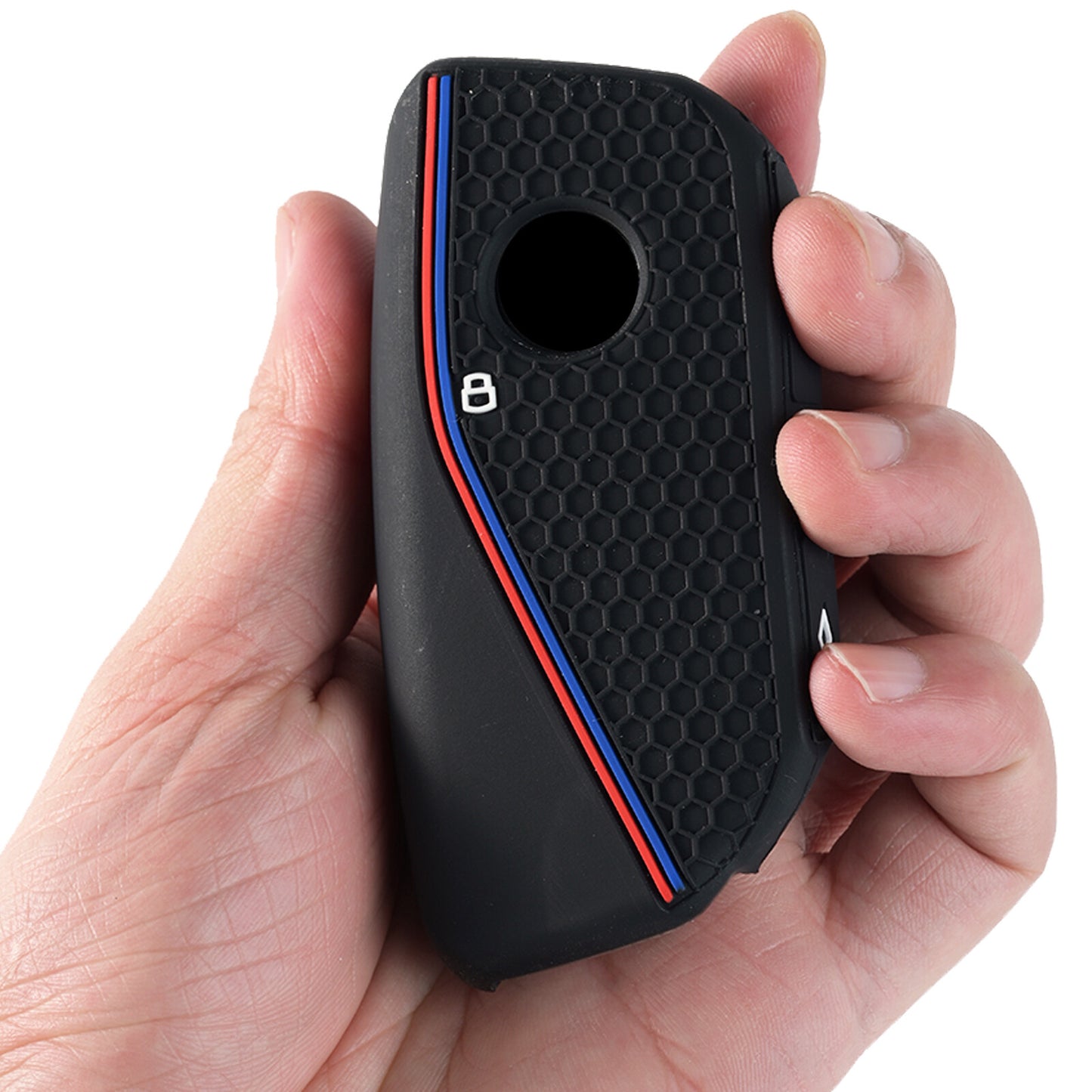 ya 5 8.7 Buttons Key Ring Case for BMW X7 Ix Xm X6 X4M 2023 2024 Cover Shell Protector